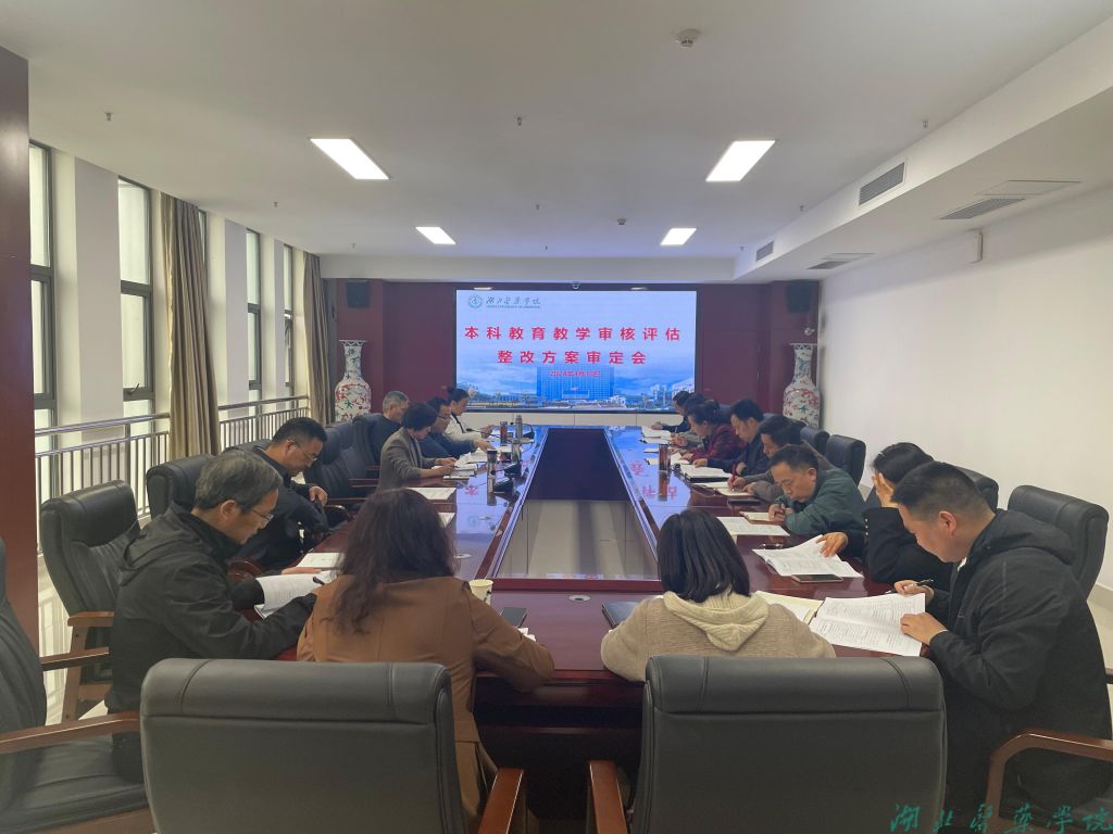我校召开本科教育教学审核评估整改方案审定会